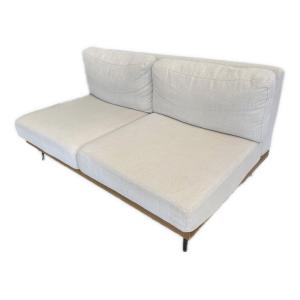 journal standard Furniture (ジャーナルスタンダードファニチャー) 2人掛けソファー ホワイト LILLE