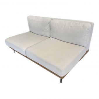 journal standard Furniture (ジャーナルスタンダードファニチャー) 2人掛けソファー ホワイト LILLE