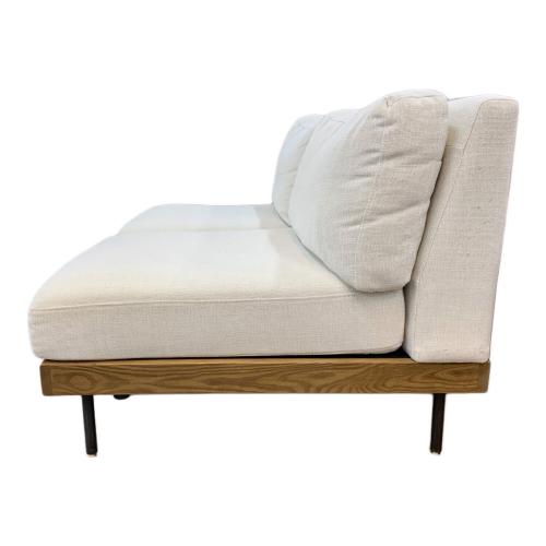 journal standard Furniture (ジャーナルスタンダードファニチャー) 2人掛けソファー ホワイト LILLE