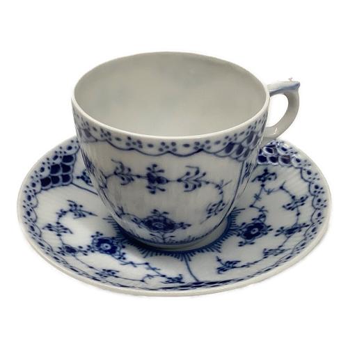 ROYAL COPENHAGEN (ロイヤル・コペンハーゲン) カップ&ソーサー 072 ブルーフルーテッド・ハーフレース