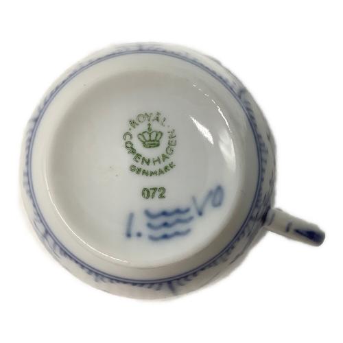 ROYAL COPENHAGEN (ロイヤル・コペンハーゲン) カップ&ソーサー 072 ブルーフルーテッド・ハーフレース