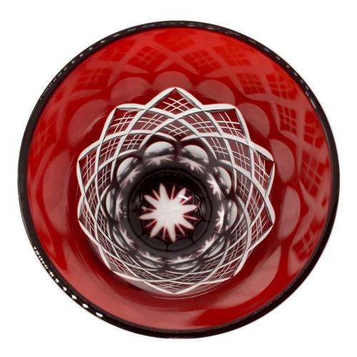 江戸切子 (エドキリコ) 一口ビール 重ね矢来