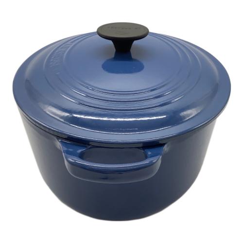 LE CREUSET (ルクルーゼ) 鍋 SIZE 27cm ブルー ココット・オーバル