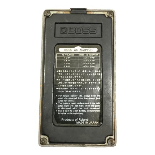 BOSS (ボス) ディストーション DS-1 ACA9V仕様,トーンポット付け替え済み、銀ネジ