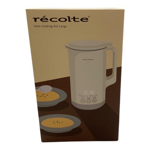 recolte (レコルト) オートクッキングポット ラージ RSY-3(W)