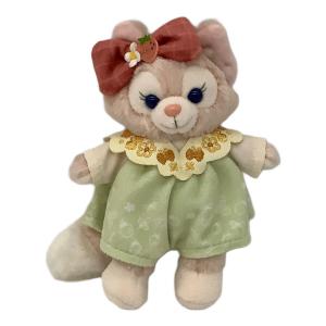 ディズニーグッズ リーナベル ぬいぐるみバッジ ダッフィー&フレンズのハートフェルト・ストロベリーギフト