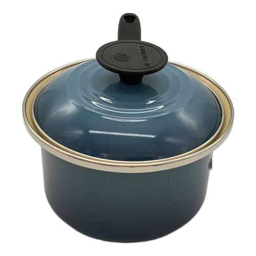 LE CREUSET (ルクルーゼ) EOS ソースパン 14cm 56001145360000  マリンブルー