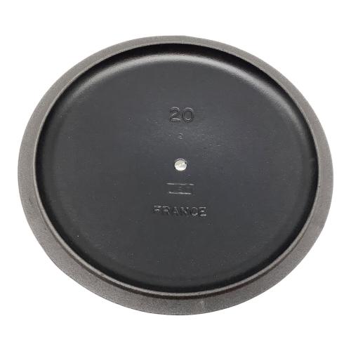 LE CREUSET (ルクルーゼ) 両手鍋 約20cm ネイビー ココット・ロンド