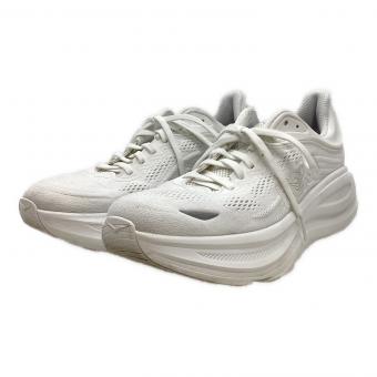 HOKAONEONE (ホカオネオネ) ランニングシューズ 1162011 BONDI 9 メンズ SIZE 27cm ホワイト