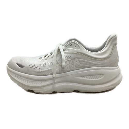 HOKAONEONE (ホカオネオネ) ランニングシューズ 1162011 BONDI 9 メンズ SIZE 27cm ホワイト