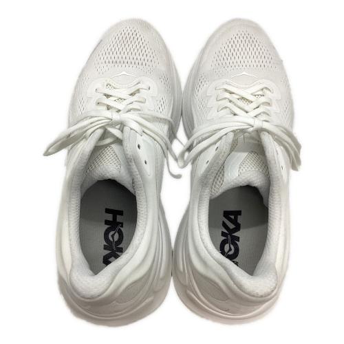 HOKAONEONE (ホカオネオネ) ランニングシューズ 1162011 BONDI 9 メンズ SIZE 27cm ホワイト