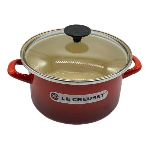 LE CREUSET (ルクルーゼ) 両手鍋 SIZE 20cm レッド EOS キャセロール