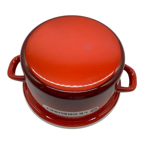 LE CREUSET (ルクルーゼ) 両手鍋 SIZE 20cm レッド EOS キャセロール