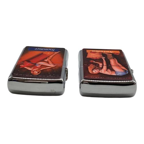 ZIPPO (ジッポ) オイルライター 1996年製 PINUP GIRLS THE Four Seasons
