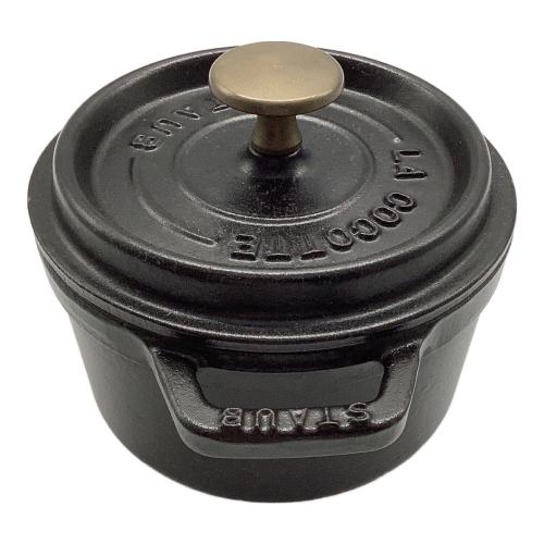 Staub (ストウブ) 鍋 ピコ・ココット ラウンド　14cm ブラック
