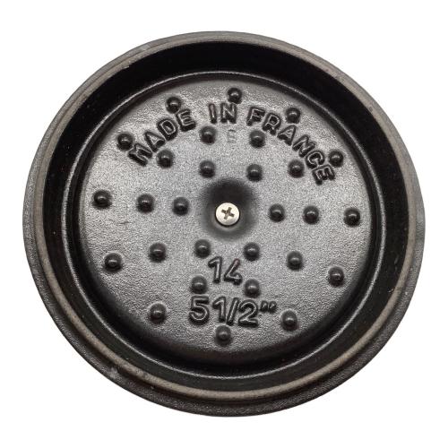 Staub (ストウブ) 鍋 ピコ・ココット ラウンド　14cm ブラック