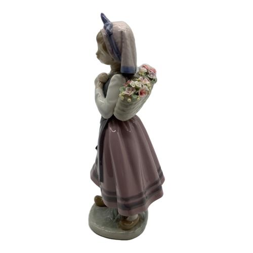 LLADRO (リヤドロ) 置物 花籠を背負う少女