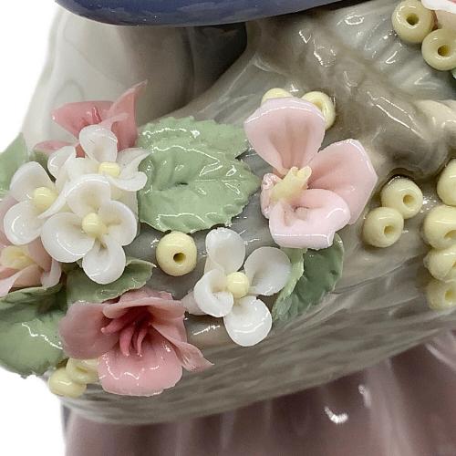 LLADRO (リヤドロ) 置物 花籠を背負う少女