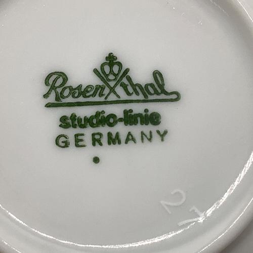 Rosenthal (ローゼンタール) カップ&ソーサー 金縁ソーサー付 3点セット スタジオライン ビョルンヴィンブラッド