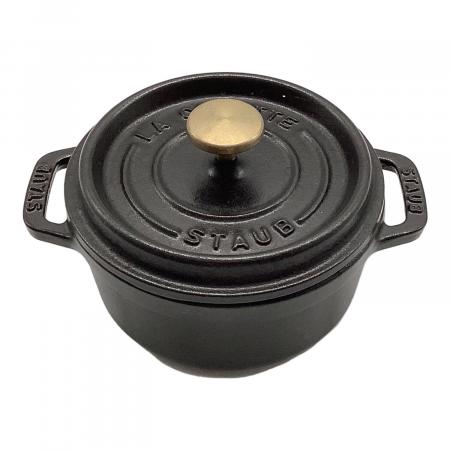 STAUB ココット　12cm ブラック Staub (ストウブ) ココット鍋 12cm ブラック ピコ・ココット ラウンド