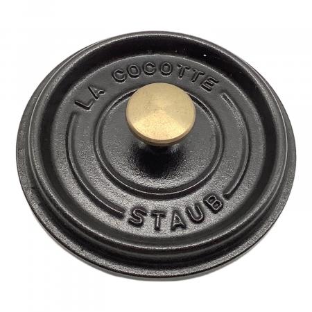 Staub (ストウブ) ココット鍋 12cm ブラック ピコ・ココット ラウンド