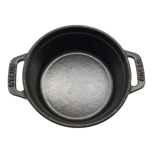 Staub (ストウブ) ココット鍋 12cm ブラック ピコ・ココット ラウンド