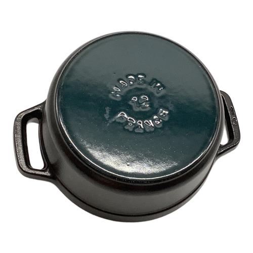Staub (ストウブ) ココット鍋 12cm ブラック ピコ・ココット ラウンド
