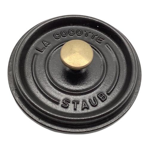 Staub (ストウブ) ココット鍋 12cm ブラック ピコ・ココット ラウンド