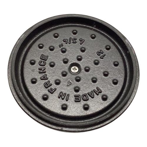 Staub (ストウブ) ココット鍋 12cm ブラック ピコ・ココット ラウンド