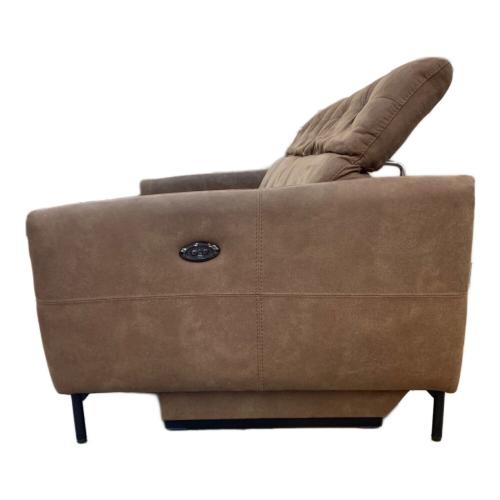journal standard Furniture (ジャーナルスタンダードファニチャー) 2人掛け電動リクライニングソファー 60 ブラウン SHEFFIELD