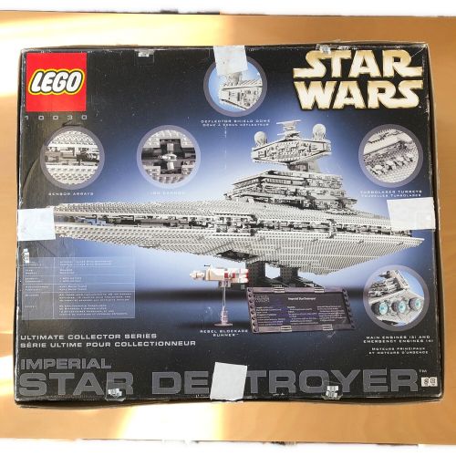 LEGO (レゴ) 箱傷み、テープ貼り、跡有  インペリアル・スター・デストロイヤー STAR WARS 10030