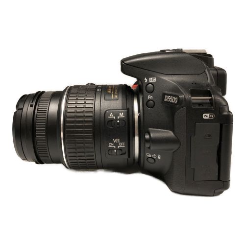 Nikon (ニコン) デジタル一眼レフカメラ ズームレンズセット D5500 2478万画素 専用電池 SDカード対応 ※カバー欠品