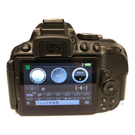 Nikon (ニコン) デジタル一眼レフカメラ ズームレンズDXセット D5300 2478万画素 ※ファインダー内部に黒点・カバー欠品（撮影影響なし）
