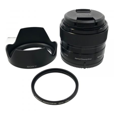 SONY (ソニー) 単焦点レンズ E 35mm F1.8 OSS SEL35F18 レンズフード・Kenkoレンズプロテクター付