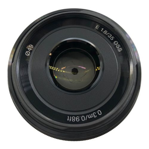 即納定番ソニー　単焦点レンズ E35mm F1.8 OSS SEL35F18 レンズ(単焦点)