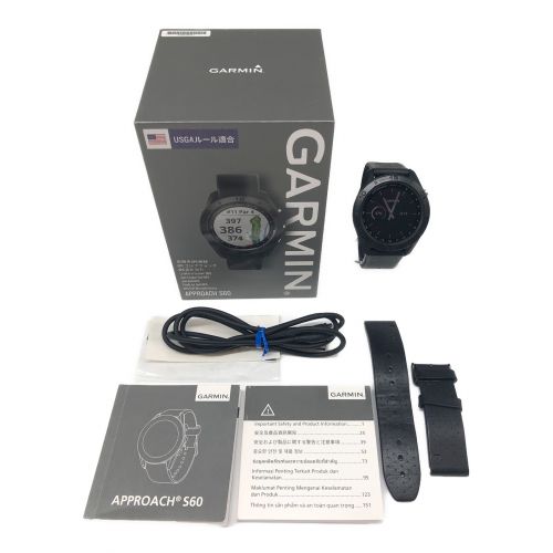 GARMIN (ガーミン) ゴルフGPSナビ APPROACH S60 BLACK｜トレファクONLINE