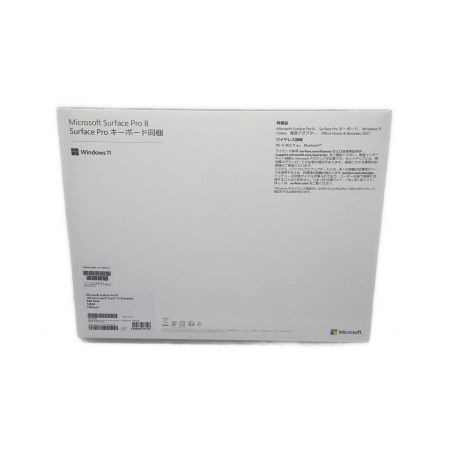 Microsoft（マイクロソフト） Surface PRO 8 キーボード同梱  IUR-00006 未使用品（シュリンク）