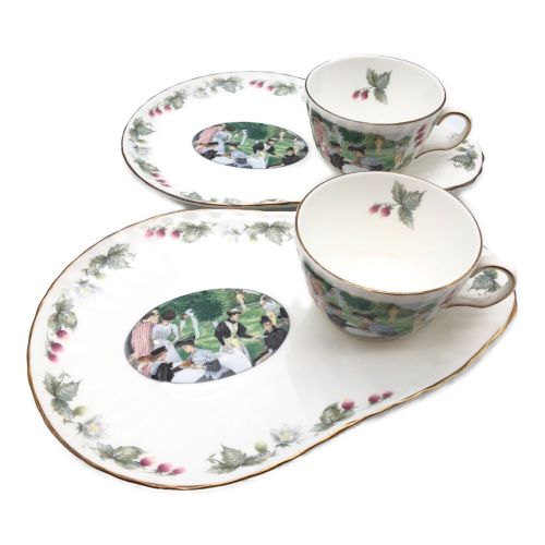 ROYAL DOULTON (ロイヤルドルトン) 洋食器 保管ヨゴレ有 カップ・プレートセット ウィンブルドン テニスパーティー