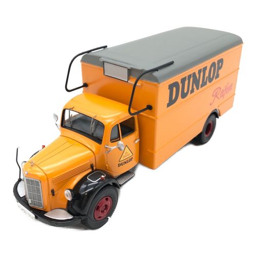 ミニカー DUNLOP イエロー 1/43 プレミアムクラシック メルセデスベンツ ボックストラック