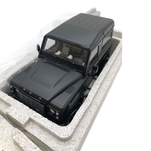 モデルカー 2018年発売 ブラック ランドローバー 1/18 Land Rover Defender 90 works V8 70th Edition