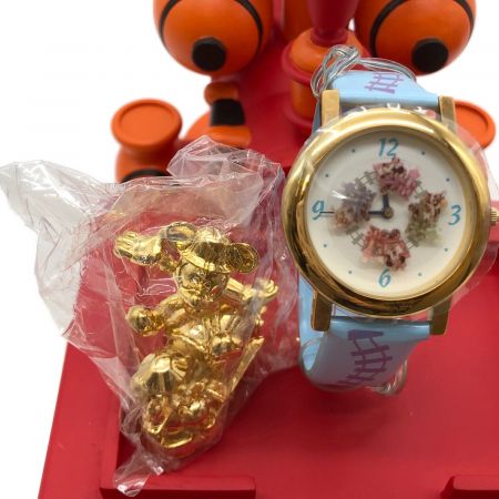 Disney（ディズニー） PARTY EXPRESS 1000体限定　東京ディズニーランド　列車＆腕時計　※時計電池切れ レッド