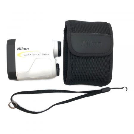 Nikon (ニコン) ゴルフ距離測定器 ホワイト COOLSHOT 20iGⅡ NIKON収納ケース付き
