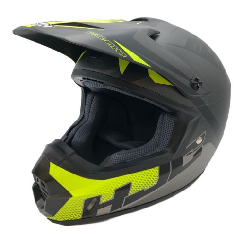 HJC (エイチジェーシー) バイク用ヘルメット Lサイズ ブラック×グリーン CS-MXⅡ PSCマーク(バイク用ヘルメット)有