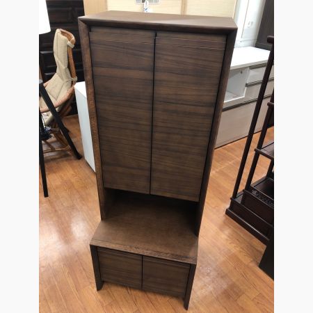 【極美品①】karimoku カリモク ダークブラウン コーナーキャビネット karimoku (カリモク) キャビネット ブラウン ガラス扉付｜トレファクONLINE