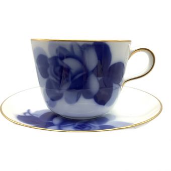 大倉陶園 (オオクラトウエン) カップ&ソーサー ブルーローズ(8211)