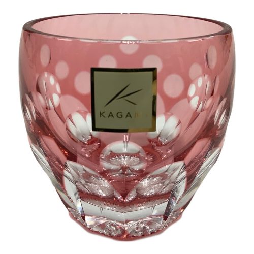 KAGAMI CRYSTAL (カガミクリスタル) 切子 冷酒杯 T535-26383CAU/桜