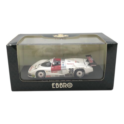 EBBRO (エブロ) モデルカー ホワイト×レッド45016 TOYOTA TOMS 85C 1985 WEC JAPAN FUJI