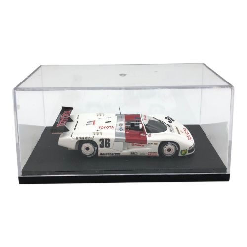 EBBRO (エブロ) モデルカー ホワイト×レッド45016 TOYOTA TOMS 85C 1985 WEC JAPAN FUJI