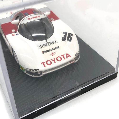 EBBRO (エブロ) モデルカー ホワイト×レッド45016 TOYOTA TOMS 85C 1985 WEC JAPAN FUJI