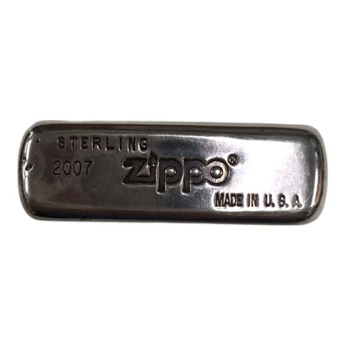 ZIPPO プレーン スターリングシルバー 2007年製